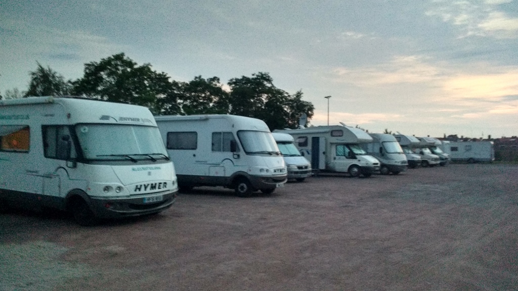 motorhome aire Bergues Francce