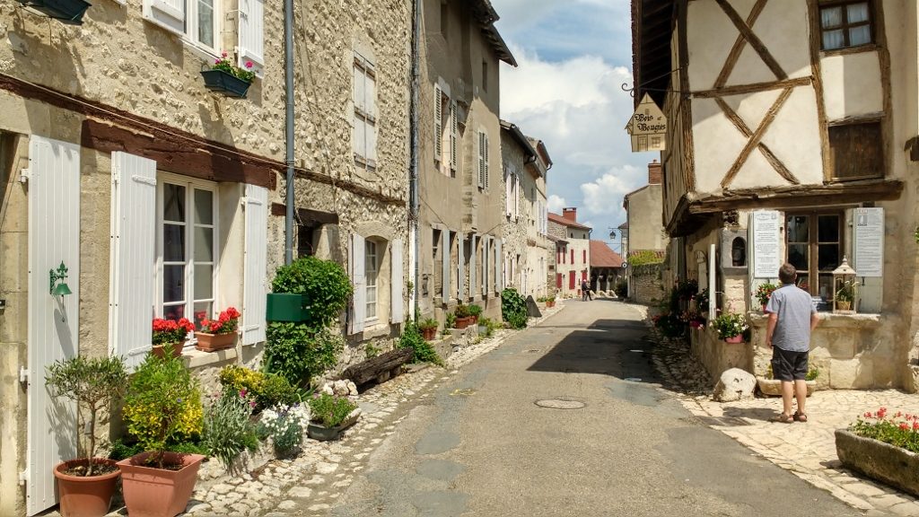 The streets of Charroux