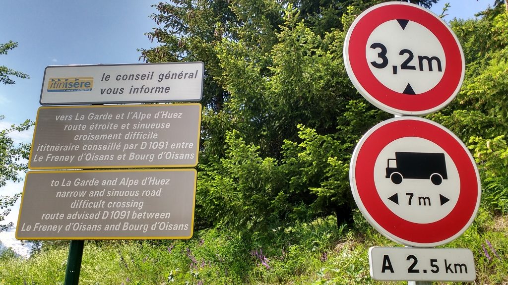 D211 Road Sign in France