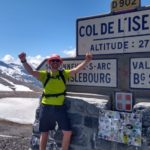 Topping out on the Col de I'Iseran