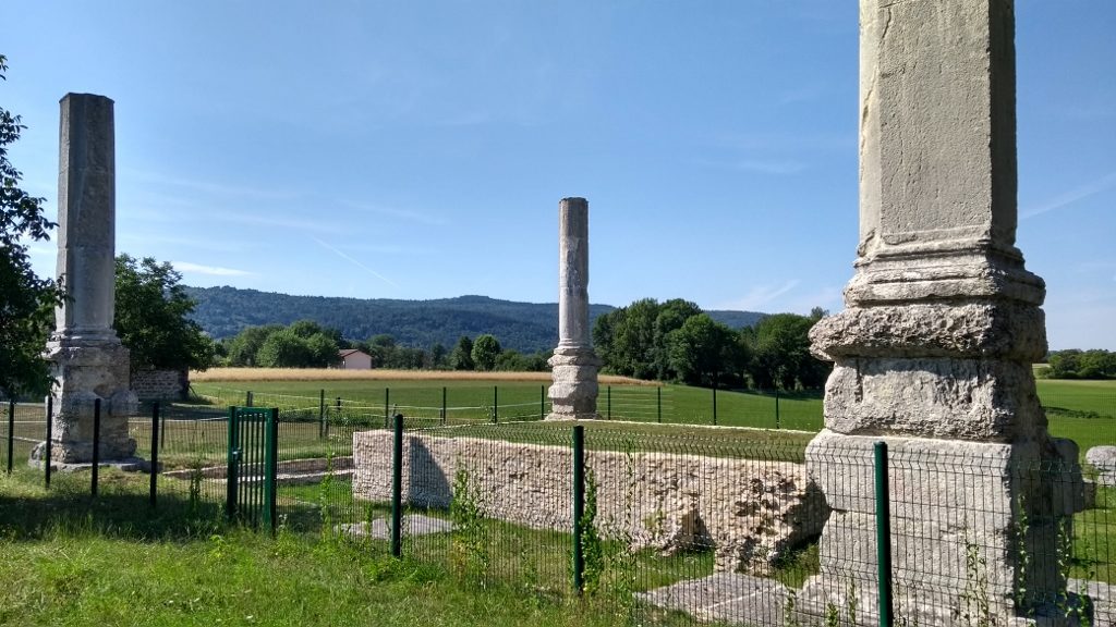 Roman columns in Izernore