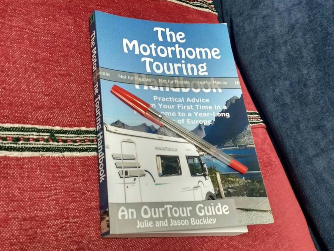 Motorhome Touring Handbook being edited