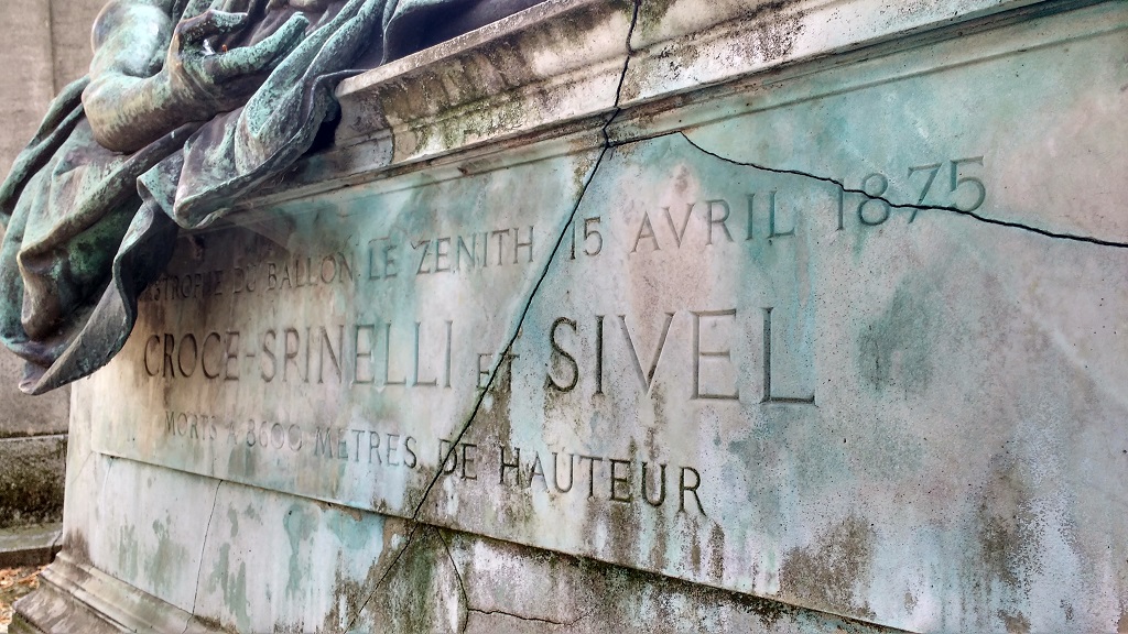 Joseph Croce-Spinelli and Théodore Sivel Tomb in Pere Lachaise