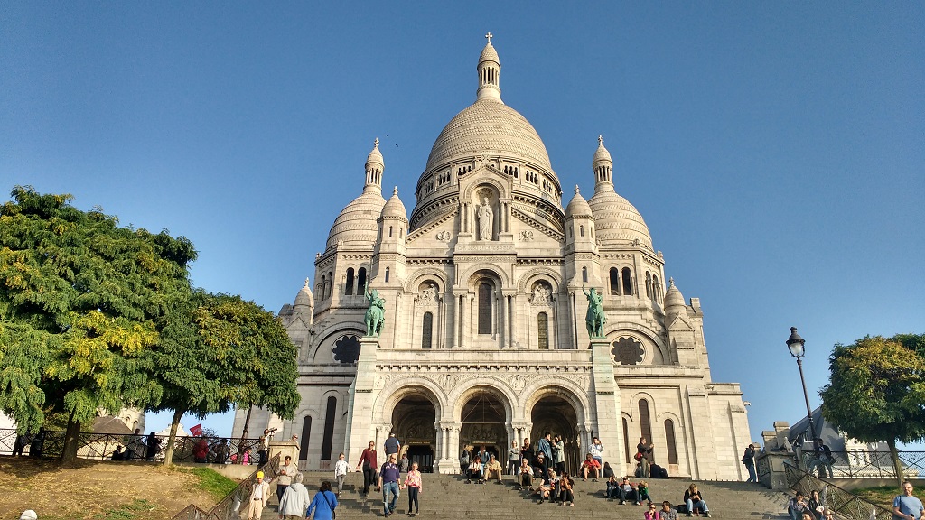 Sacre Coeur, which has wonderful views over Paris and is free to enter