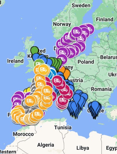 Motorhome Tour Maps and Itineraries in the UK and Europe - Our Tour ...