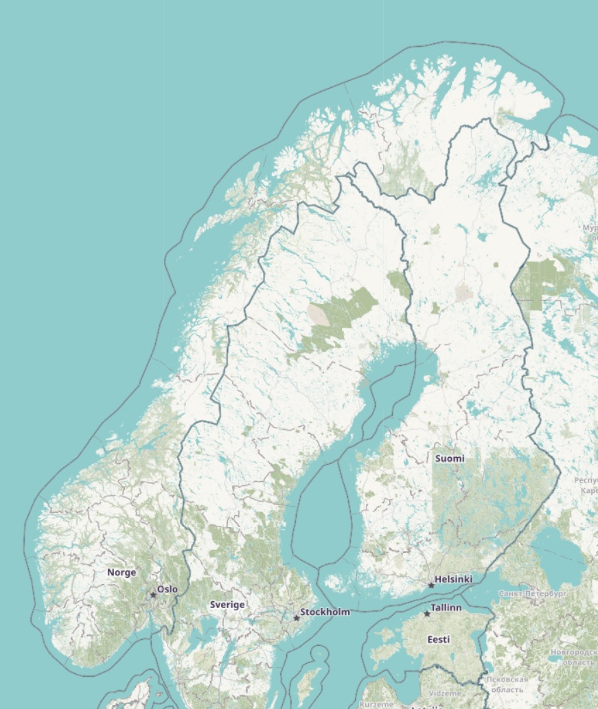 Motorhome Norway Map