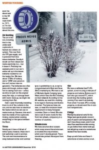 Motorhome Winter Touring Article Page Three