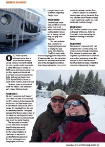 Motorhome Winter Touring Article Page Two