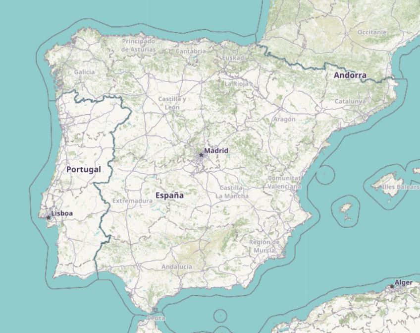 Spain Map Motorhome Places to Visit