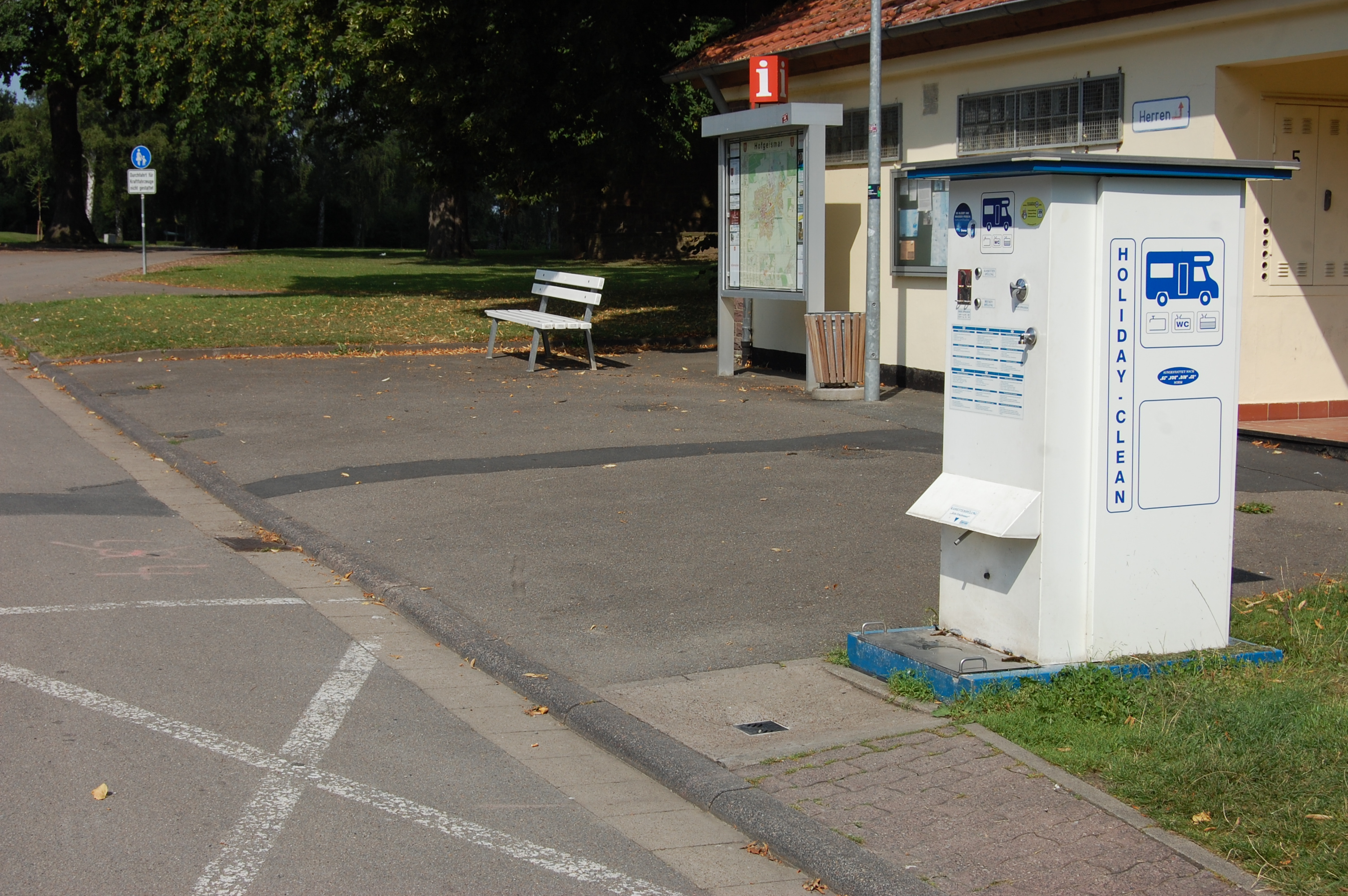 Motorhome Service Point in Germany