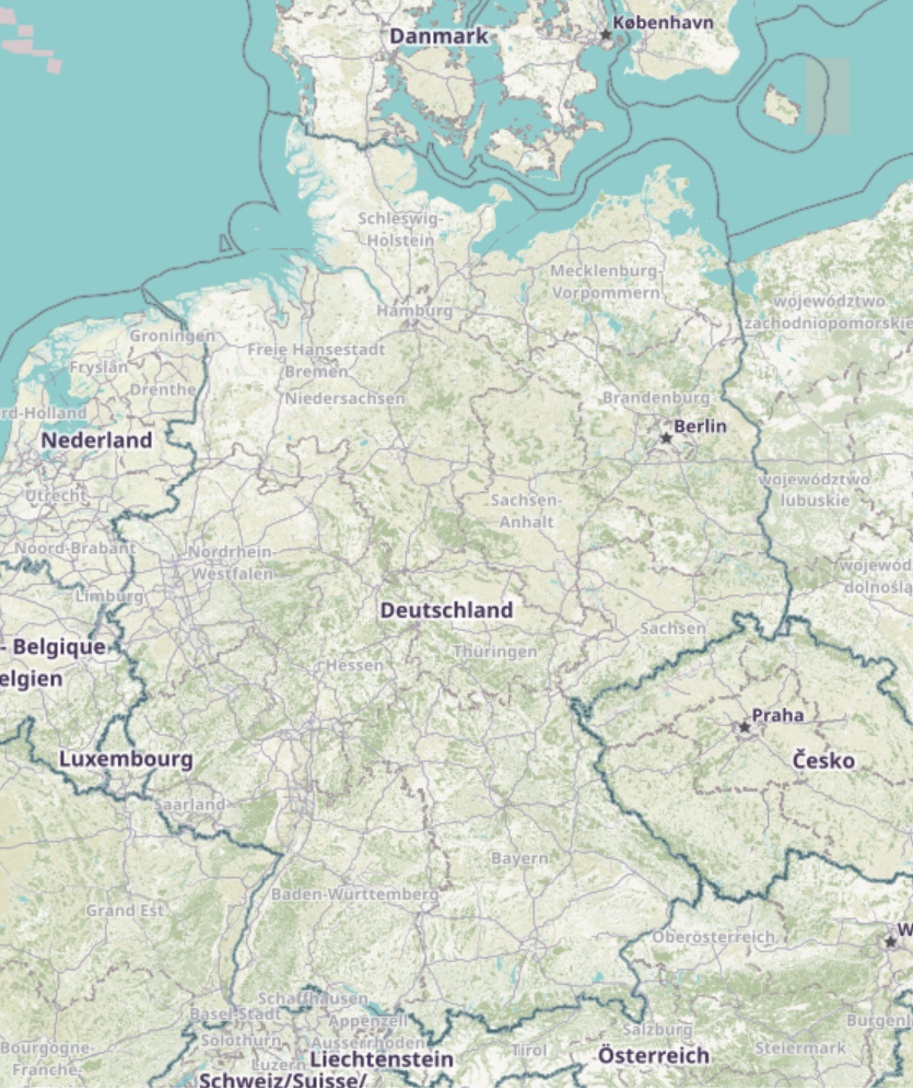 Germany Motorhome Map