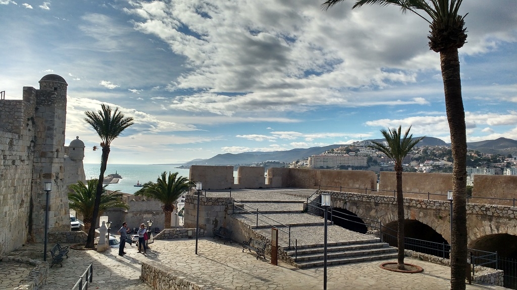 Walking around the Templar Castle of Peniscola