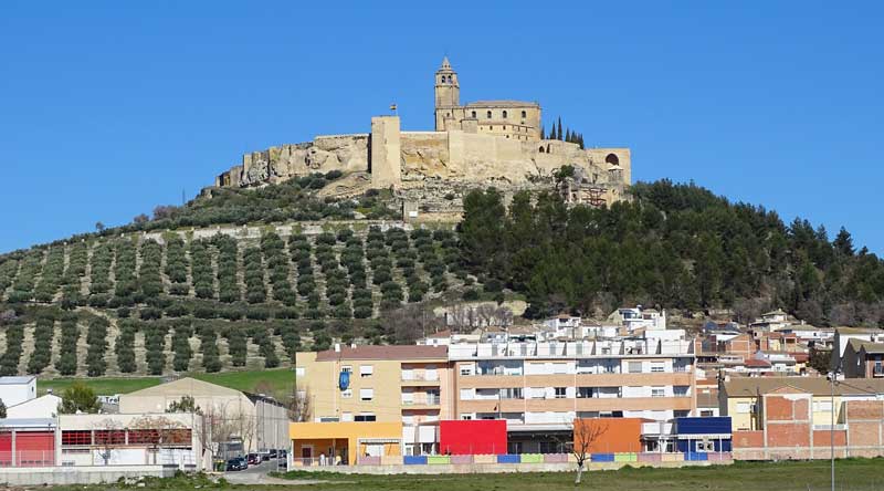 Fortress of La Mota in Alcala la Real, Spain