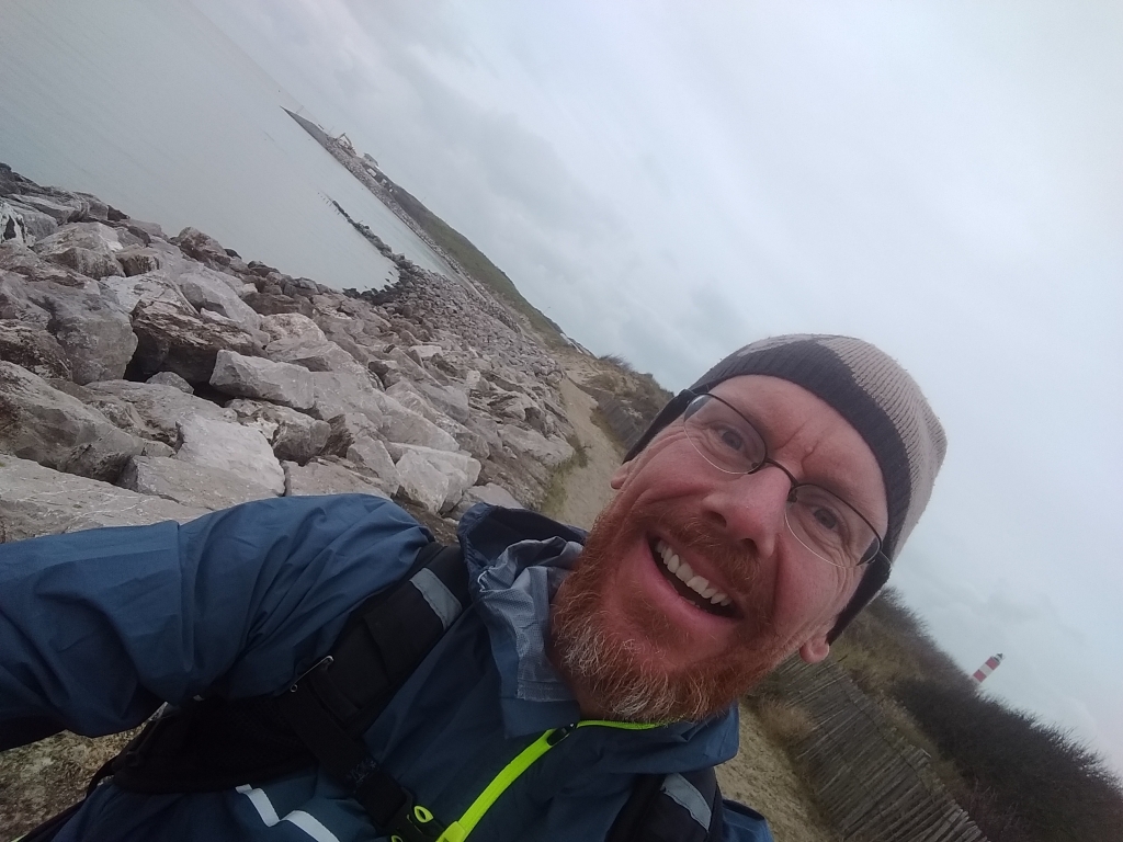 Getting back into it, jogging with seals in Northern France