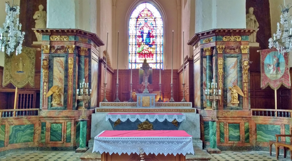 Gerberoy, France - Church Altar