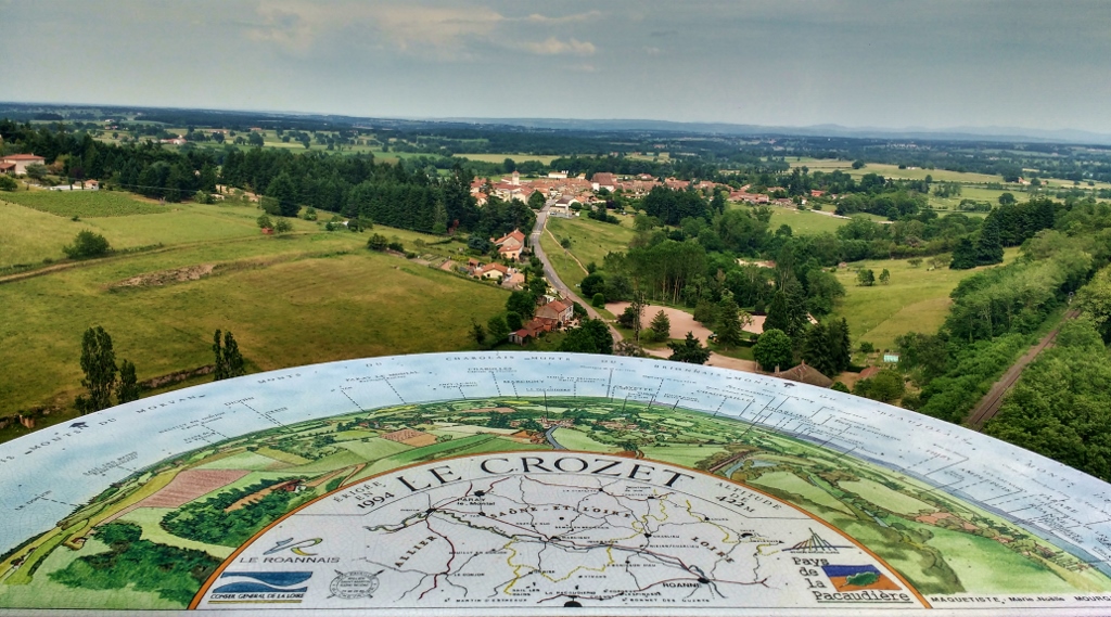 Panorama in Le Crozet, France