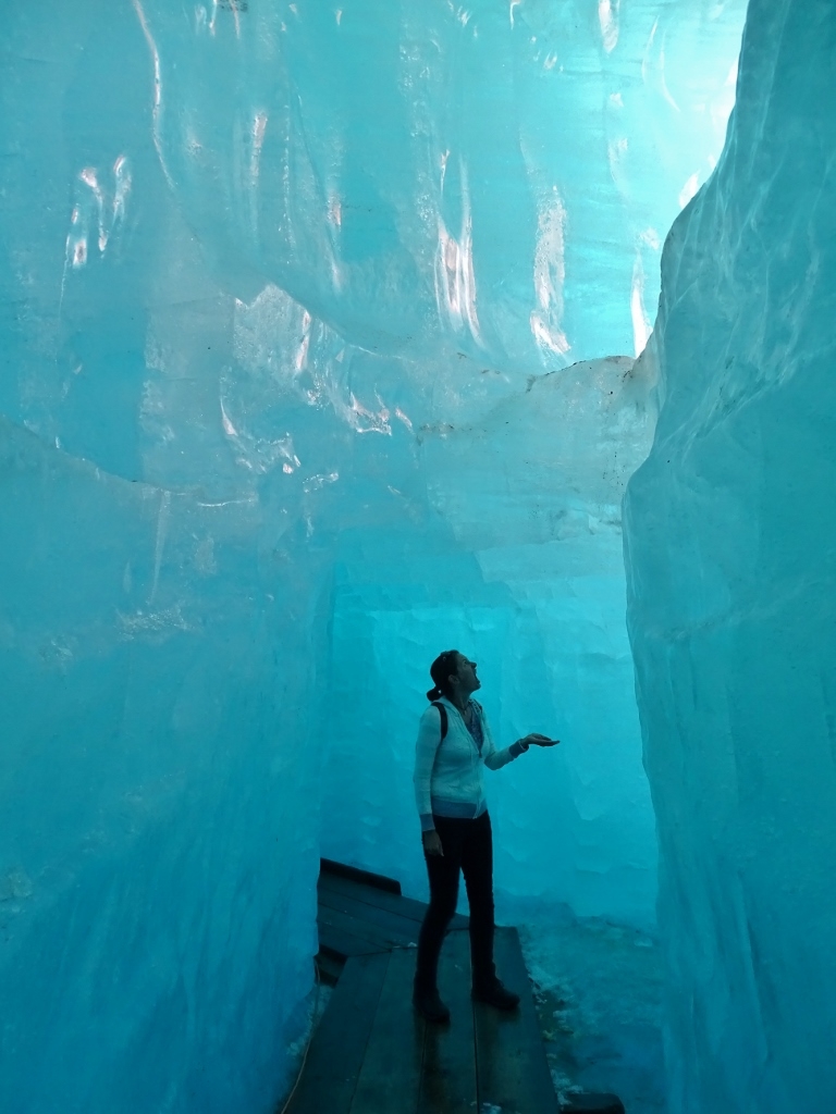Tunnel inside Rhone Glacier