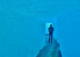 Tunnel inside Rhone Glacier