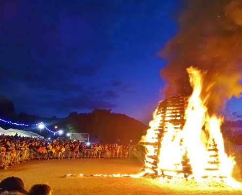 Bonfire in Gerardmer France