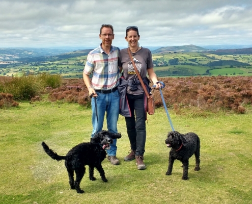 Walking on Long Mynd