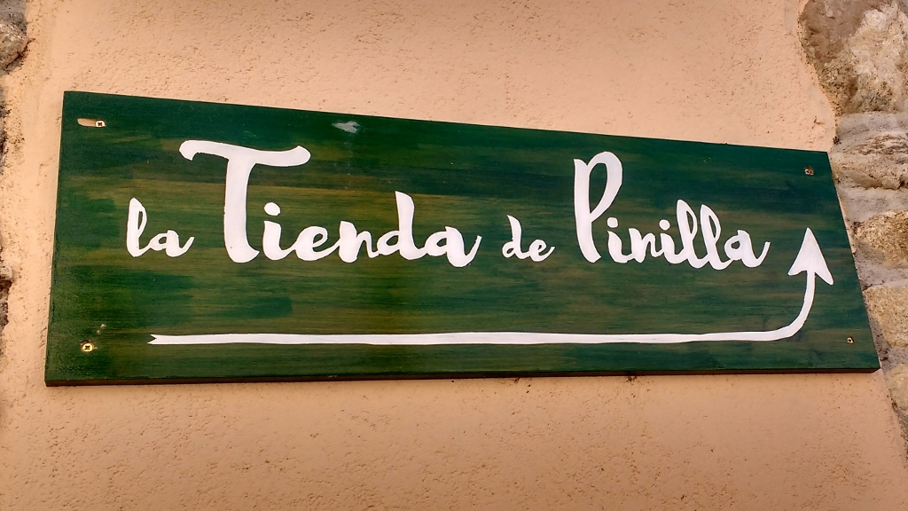 shop sign in Spain
