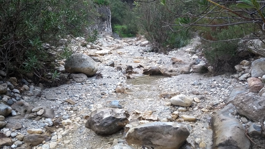 The Rio Higueron gorge near Frigiliana