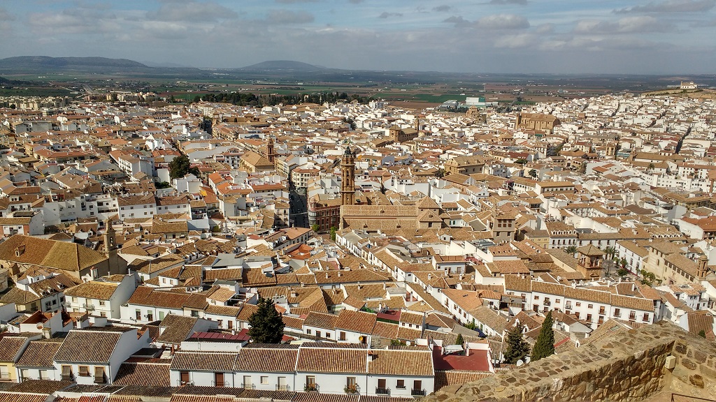 Looking north over Antequera.