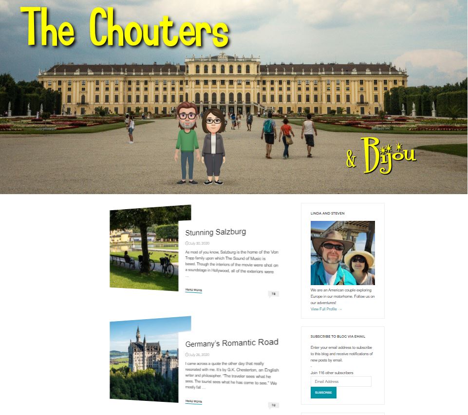 Chouters Motorhome Travel Tour Blog Europe America US