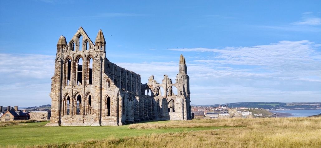 A morning shot of Whitby Abbey