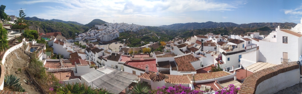 Looking towards the Med from Frigiliana