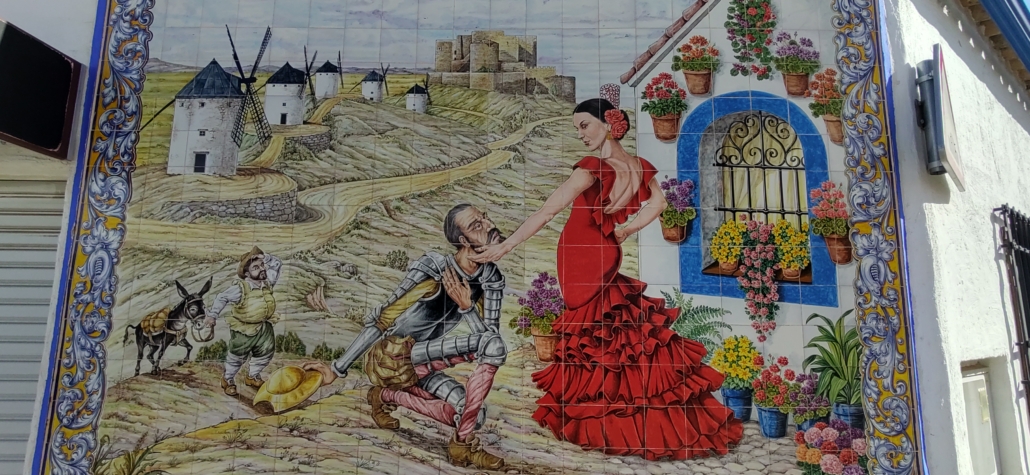 Don Quixote tiles Puerto Lapice