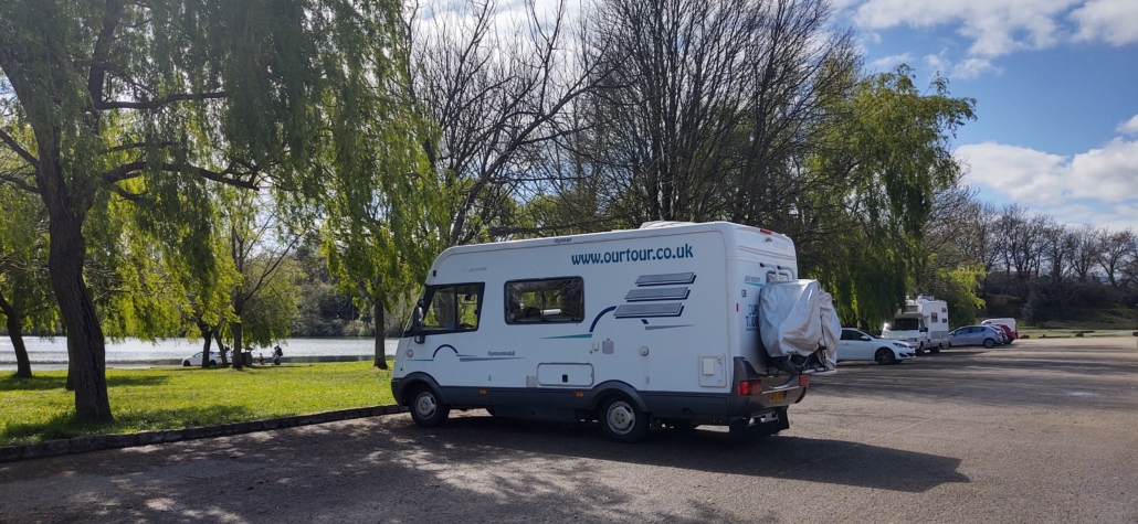 motorhome aire at Cabarcero