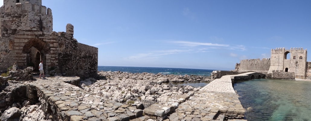The Medieval Fortified Town of Methoni in Greece