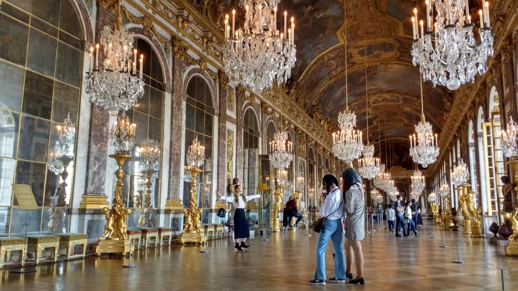 The incredible Hall of Mirrors from the Palace of Versailles