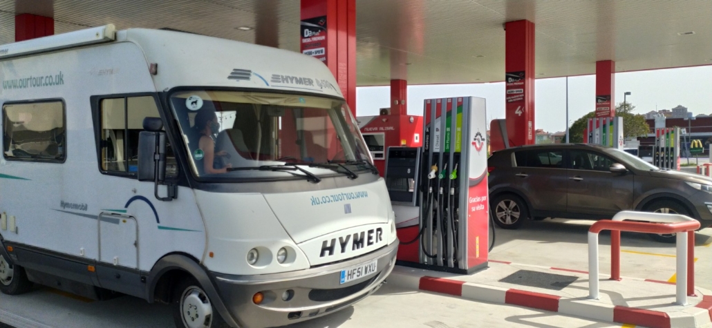 Stocking up on diesel for less than £1 a litre in Santander