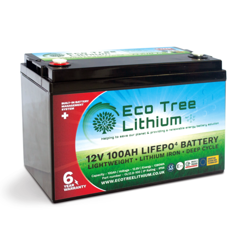 Eco Tree Lithium Motorhome Leisure Battery Deep Cycle
