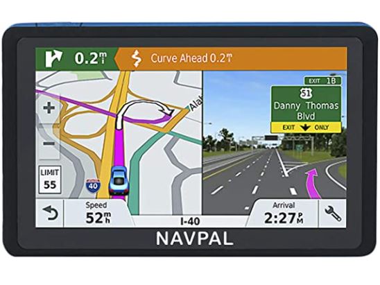 NAVPAL Truck Motorhome Satnav GPS Satellite Navigation System EU Lifetime Maps