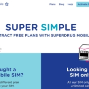 Superdrug Mobile UK Website