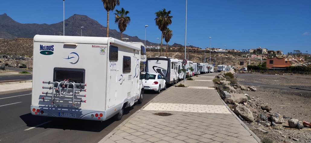 We were amazed how many motorhomes were in Tenerife (we flew, the ferry takes 40 hours from Spain)