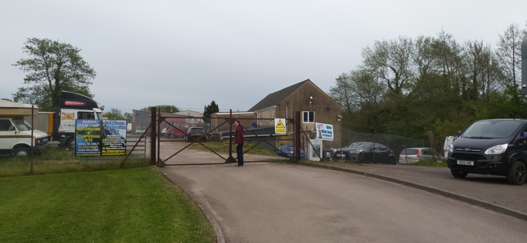 The Entrance to Marina Base Camp, Lydney