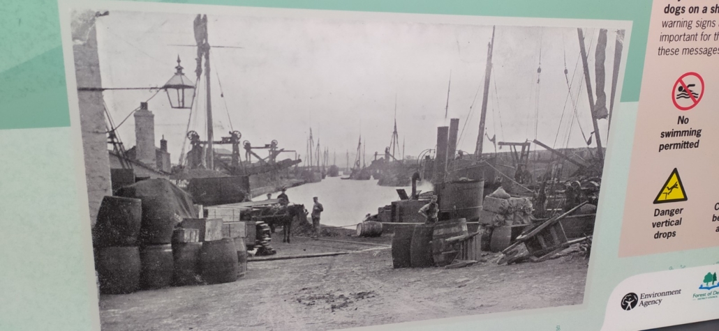 How Lydney Harbour looked in its heyday