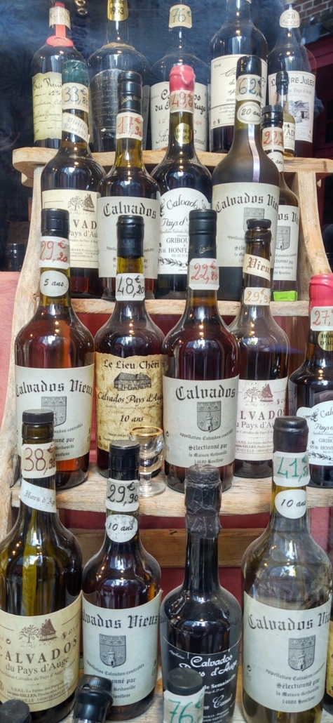 Bottles of Calvados
