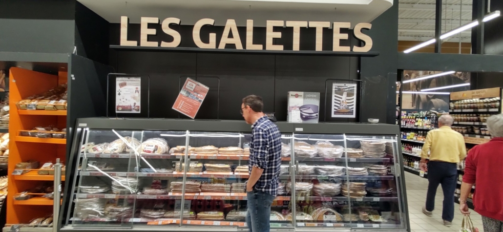 Gallettes are popular in Brittany, a kind of savoury pancake which, if you're feeling flush, you can enjoy filled with lobster