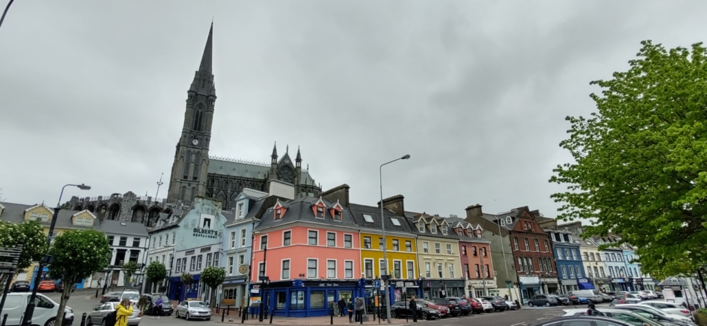 St Colman's Cathedral towering over Cobh