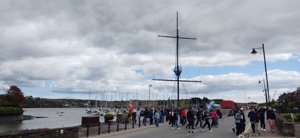 Spanish Galleon Mast in Kinsale, Ireland