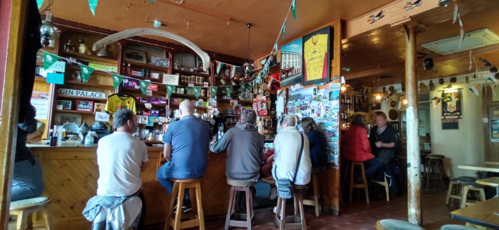 Locals enjoying the craic in the famous Maccarthy's pub in Castletownbere
