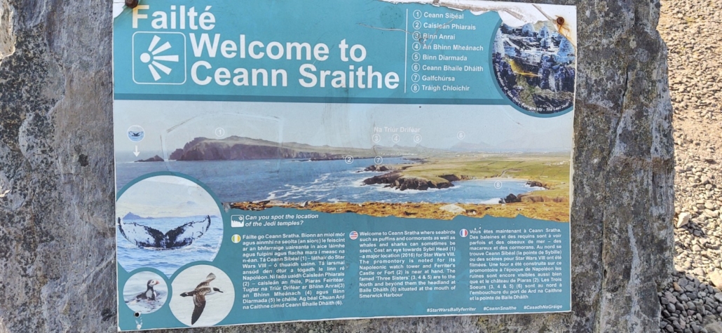 Sign at Ceann Sraithe