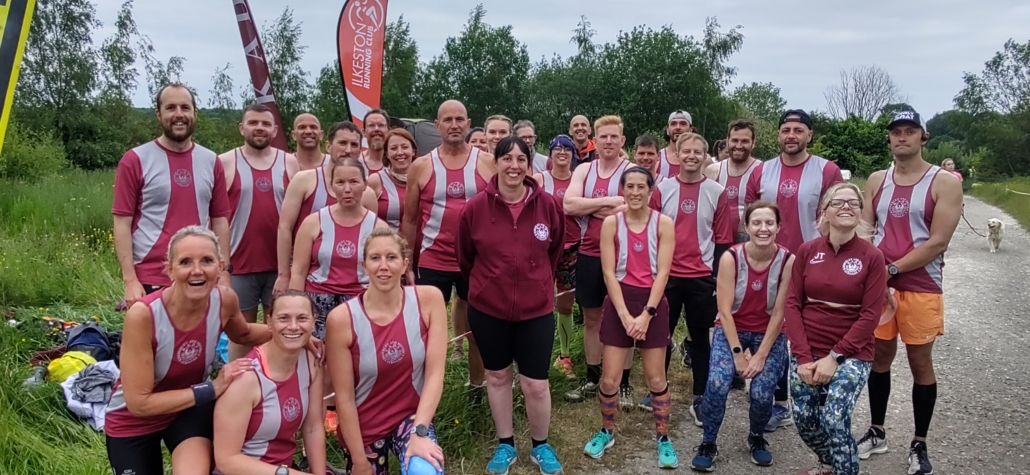 The Kimberley and District Striders at a local league race in Derbyshire