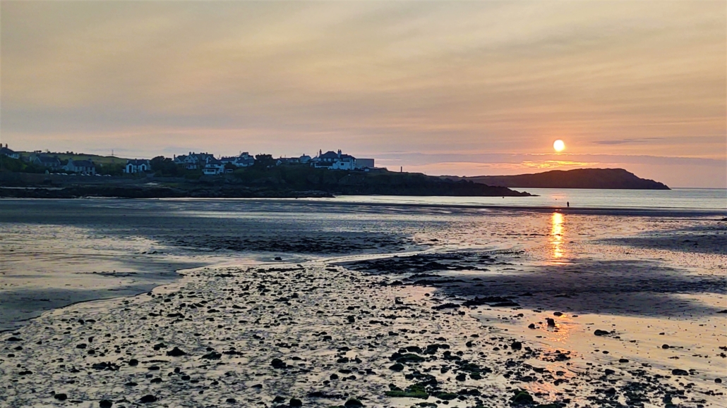 Sunset at Cemaes beach