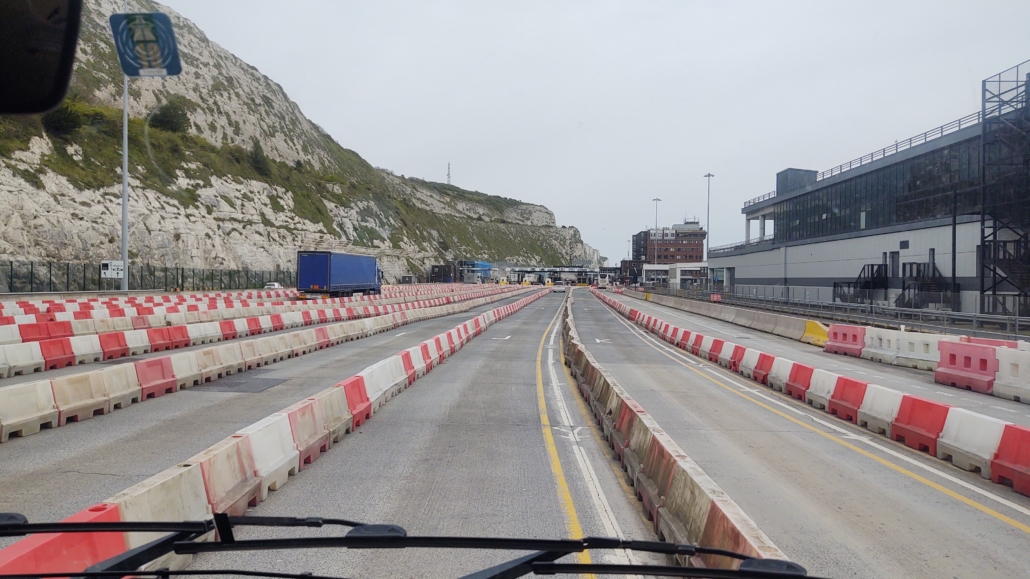 The 'being chucked down a bowling alley' sensation at a queue-less Dover